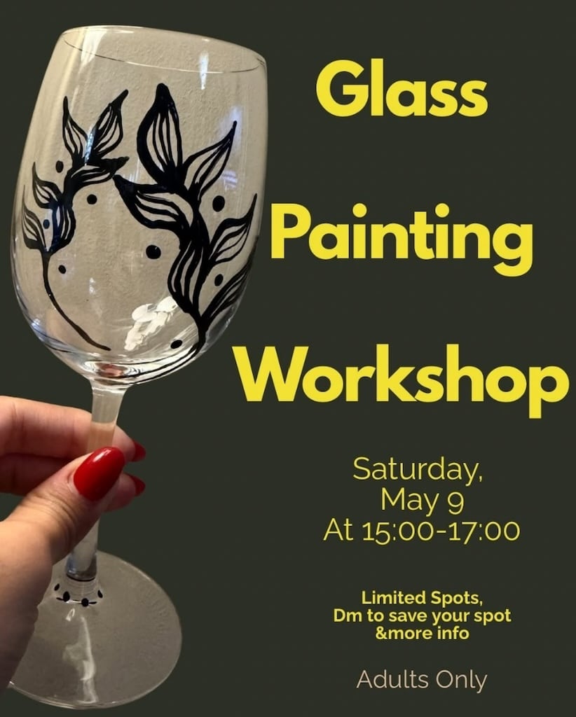 Glass painting workshop may