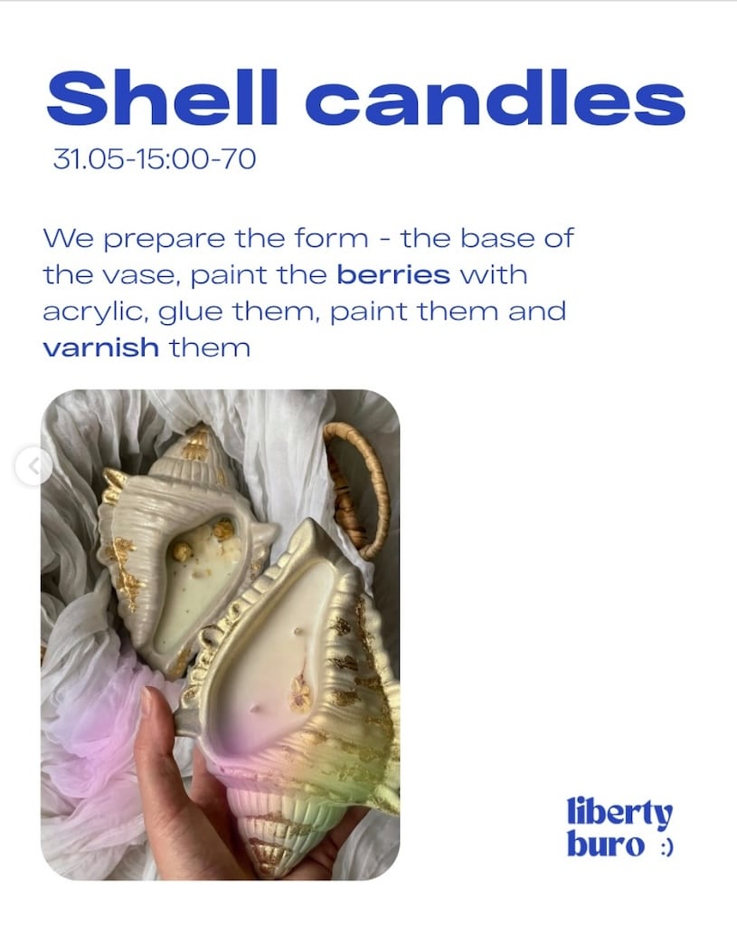 Shell candles may