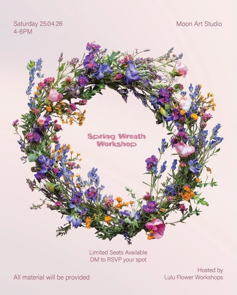 Spring wreath workshop apr