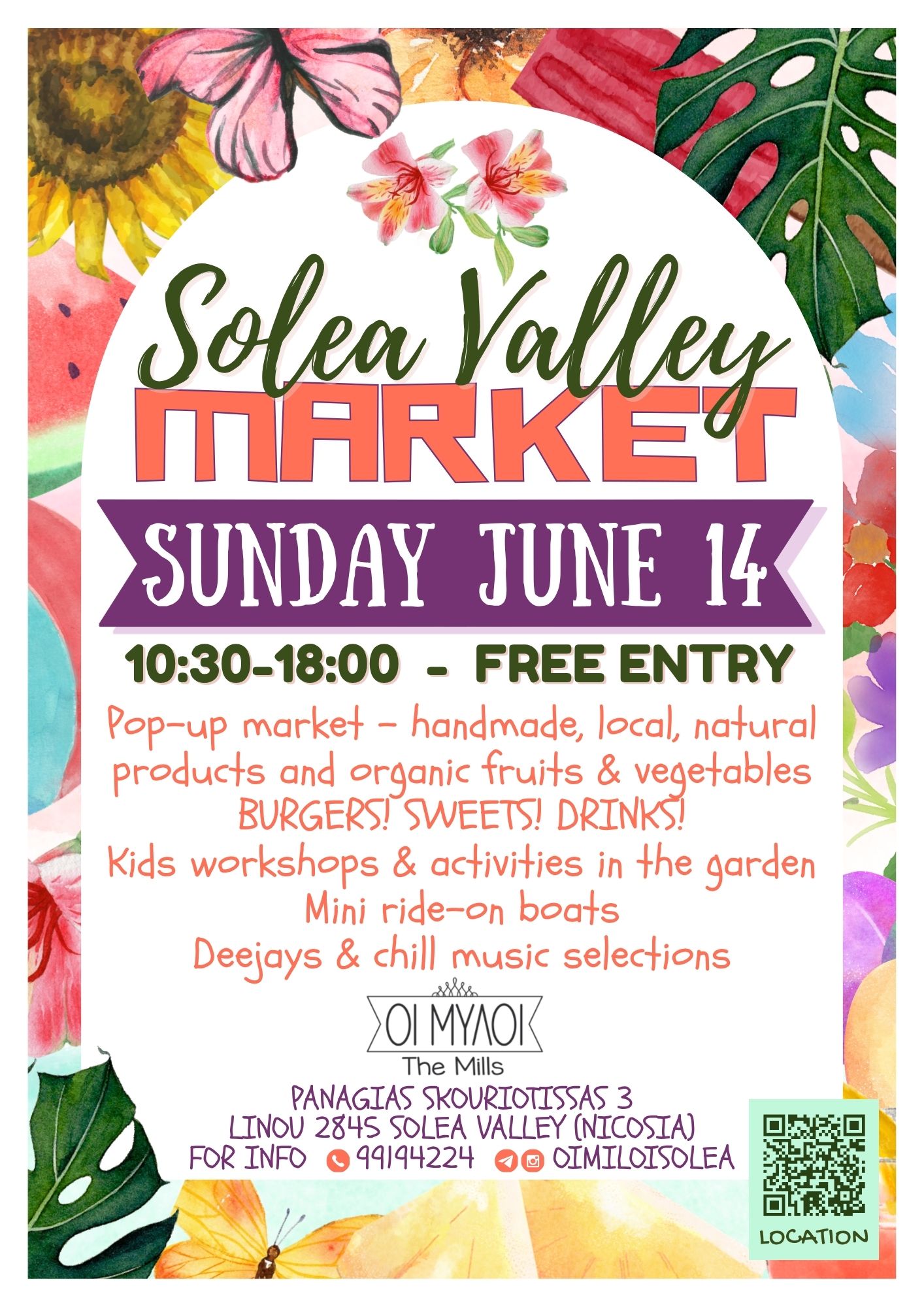 Solea Valley Market Sunday June 14