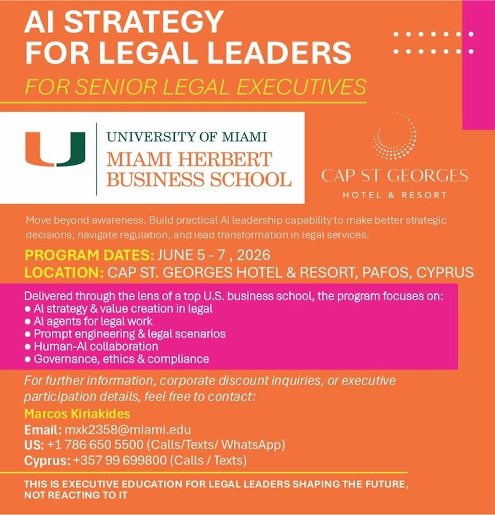 Ai strategy for legal leaders june