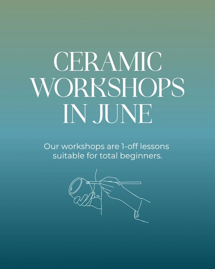 Ceramic workshops in june