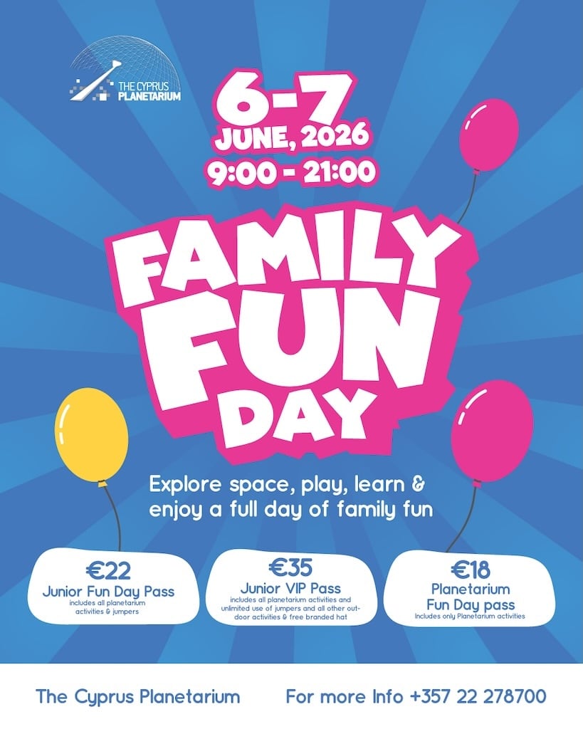 Family Fun Day στο Πλανητάριο Κύπρου