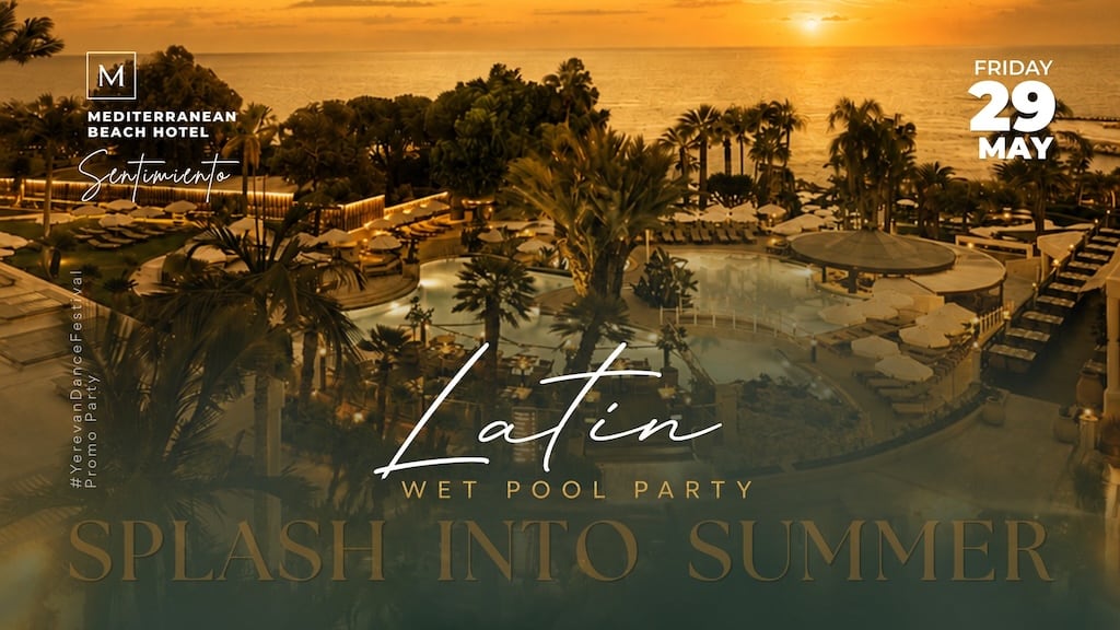 Latin wet pool party may