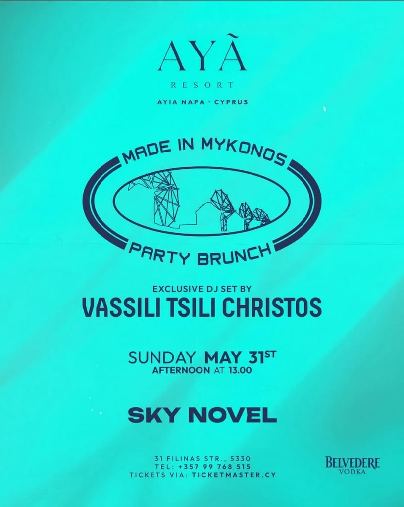 Made in mykonos brunch may