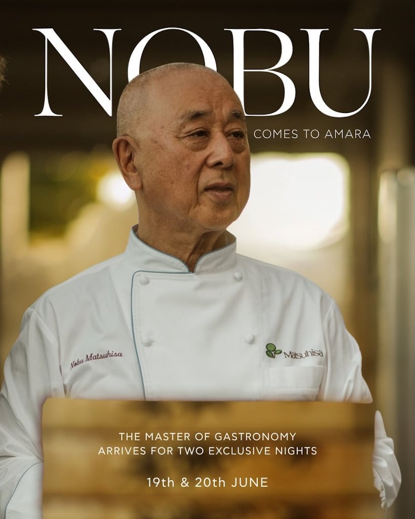 Nobu comes to amara may