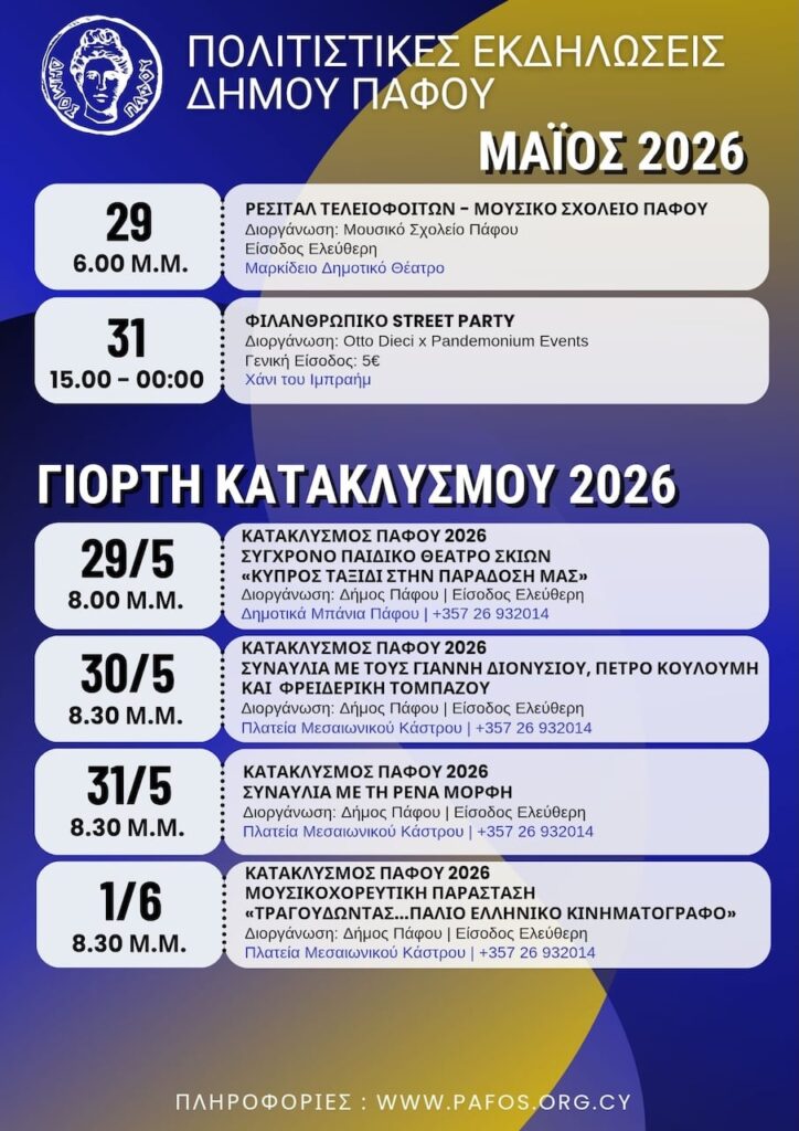 Politikes ekdilwseis pafos 1 june