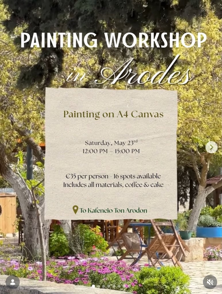 Printing workshop in arodes may