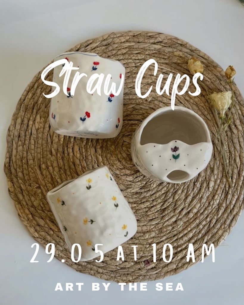 Straw Cups Workshop by the Sea