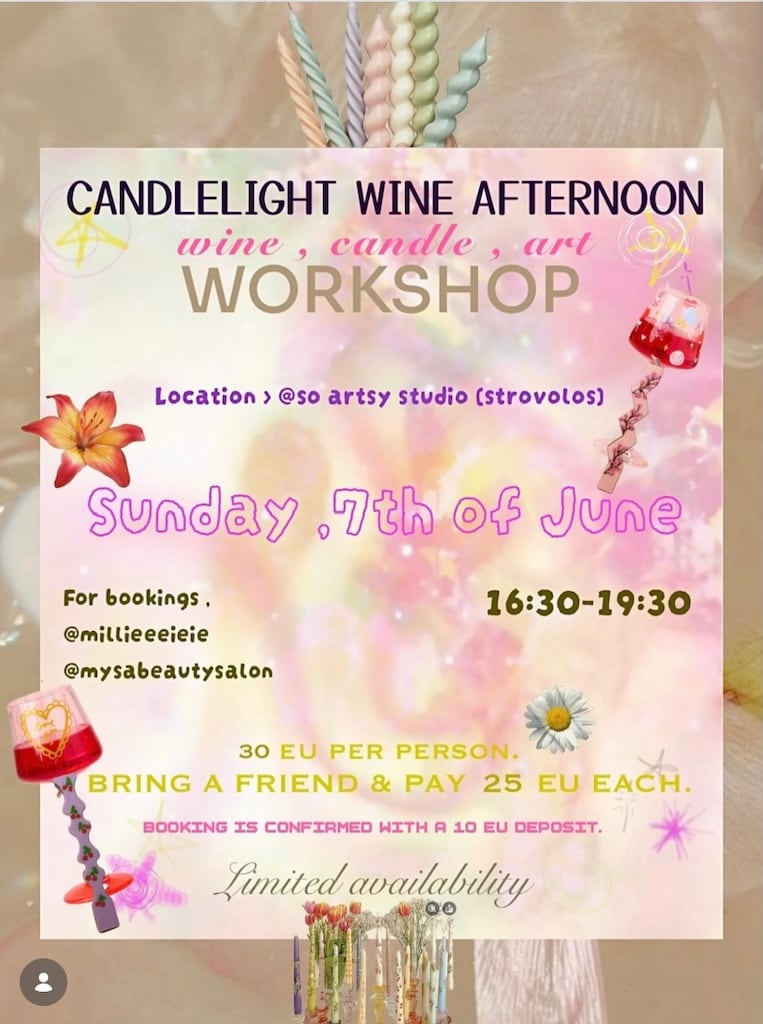 Art & Wine Glass Painting Workshop