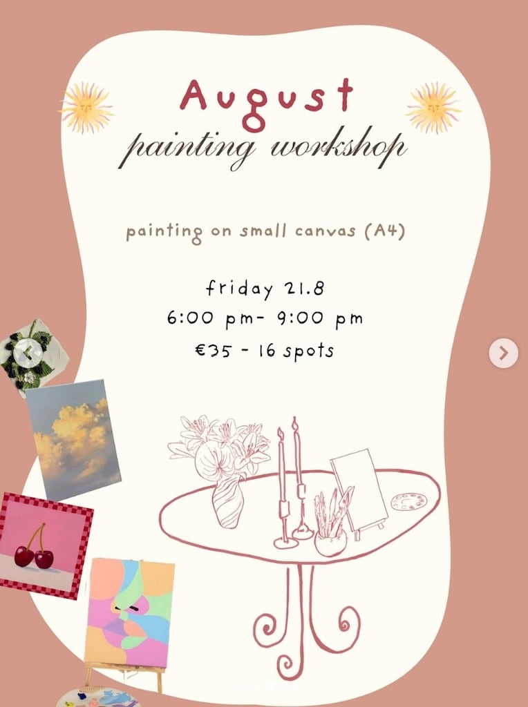 August painting workshop aug