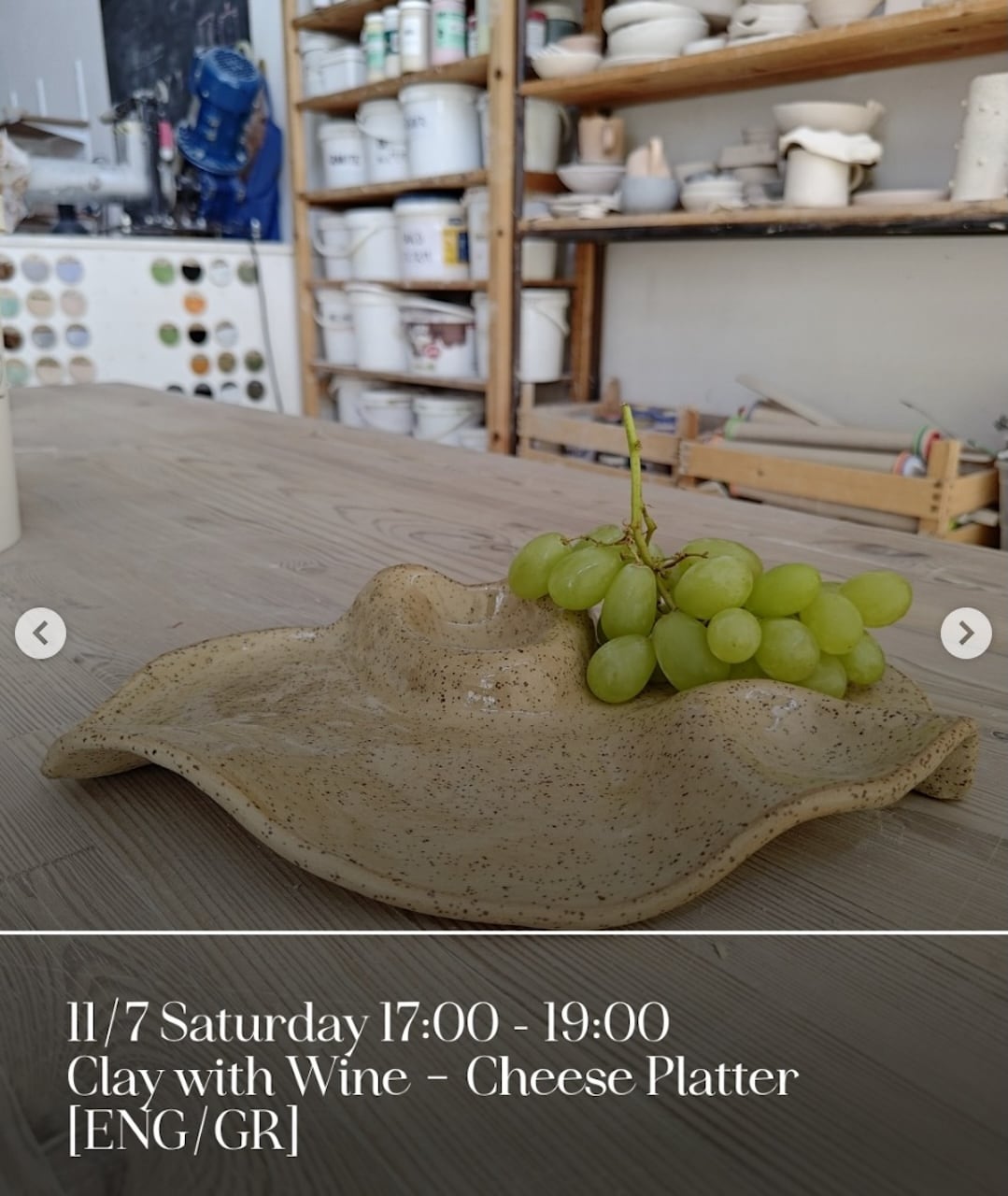 clay-wine-cheese-platter-july-26 Clay wine cheese platter july