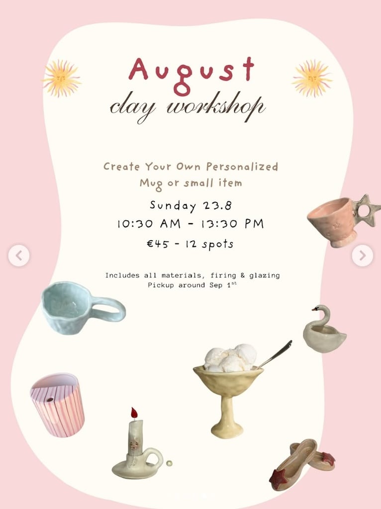 Clay workshop aug