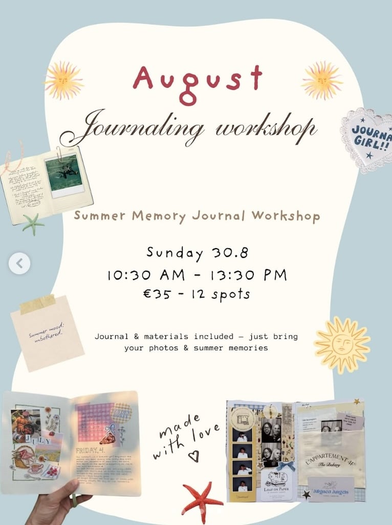 Journaling workshop aug