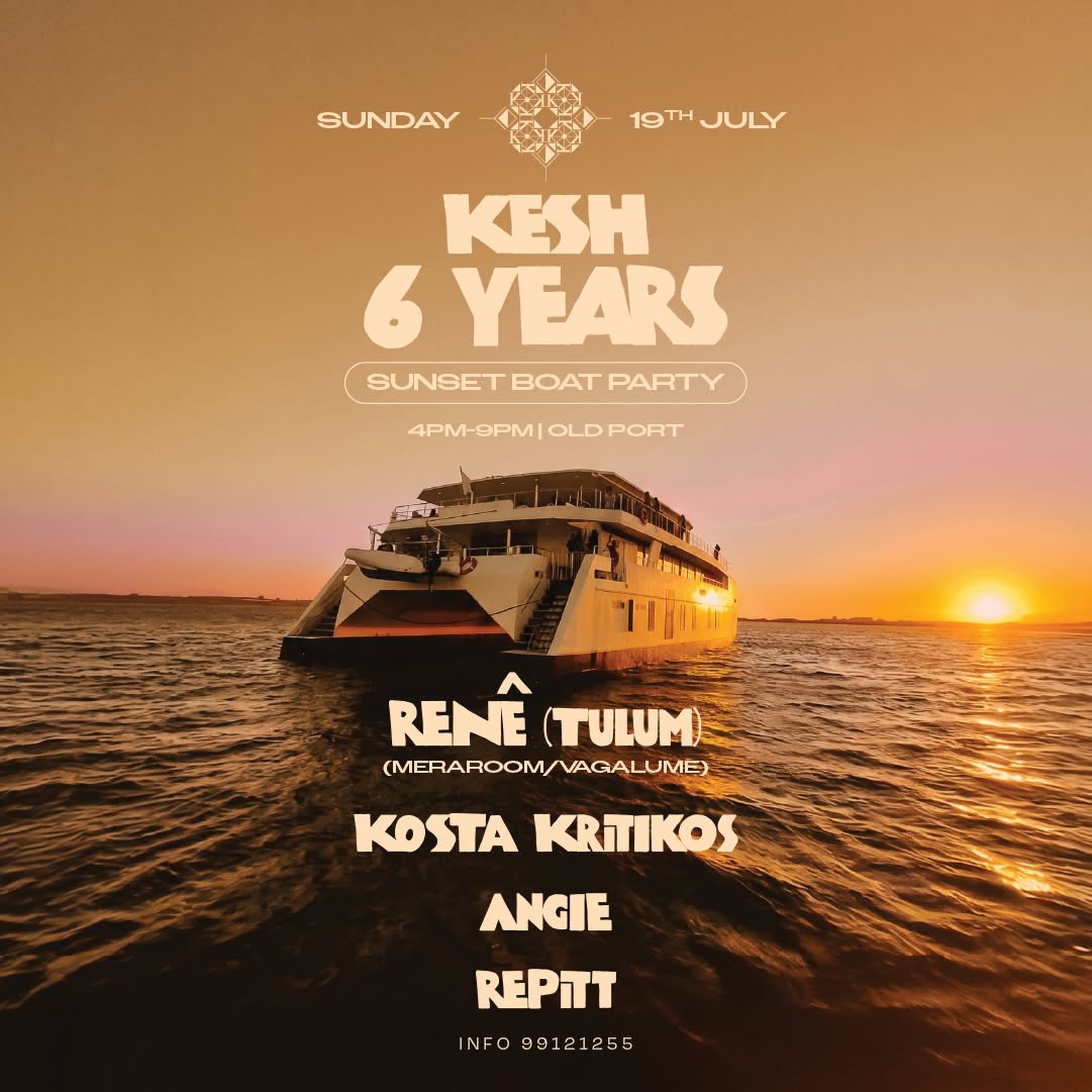 Kesh 6 years sunset boat party at old port limassol