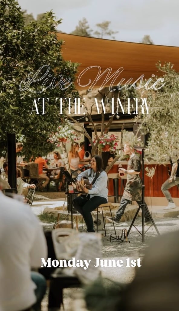 Live music at the winery june