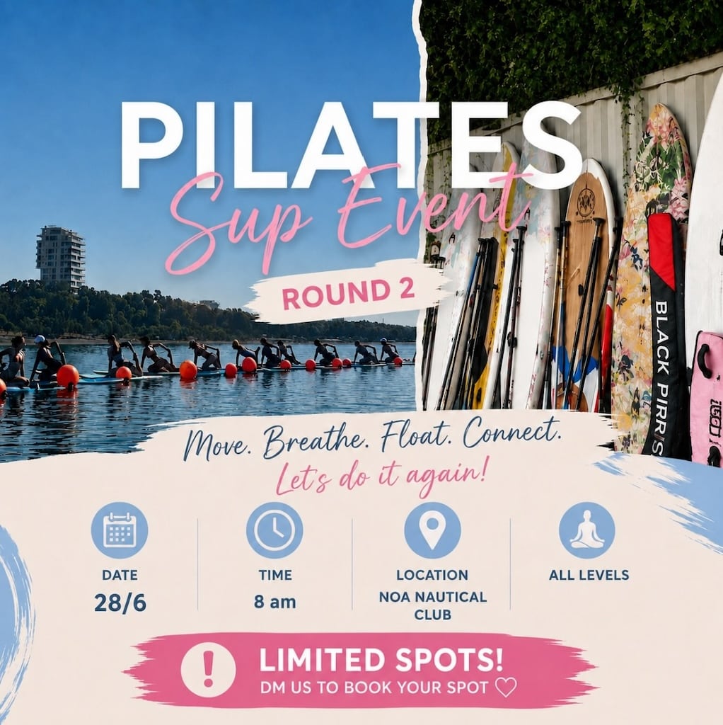 Pilates sup event 2 june