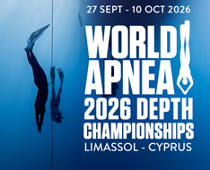 World Apnea Championships 2026 – 27.9 10.10.2026