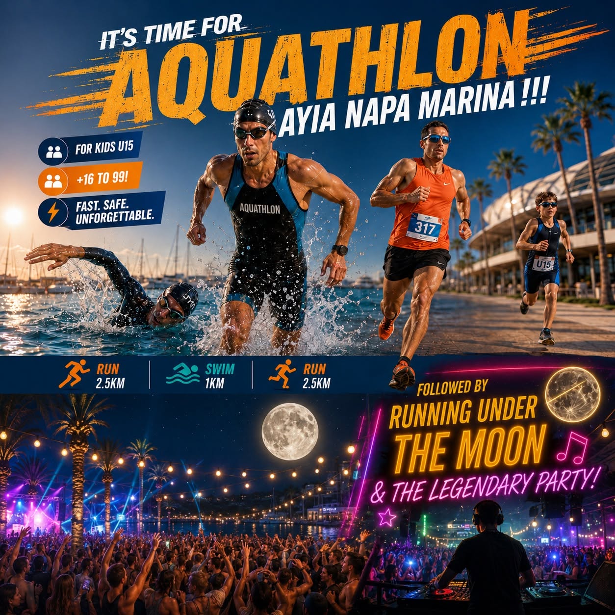 Aquathlon ayia napa aug