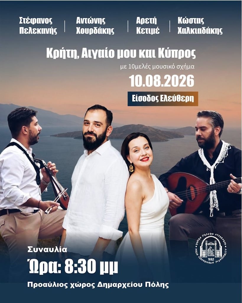 Kriti aigaio mou kai kypros aug