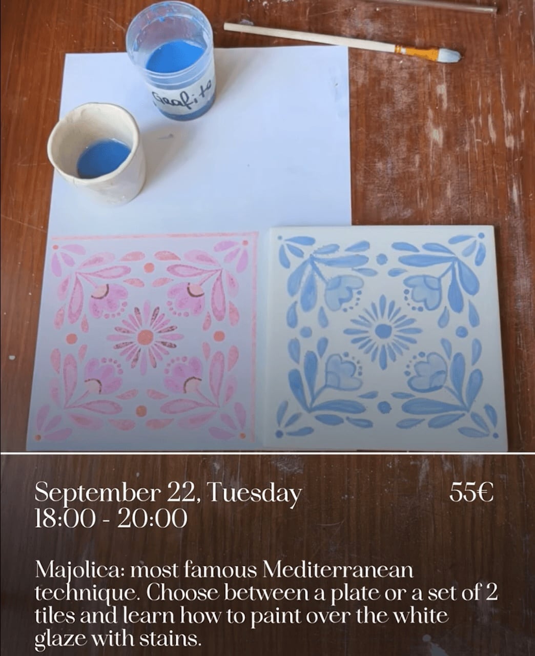 Majolica workshop sep