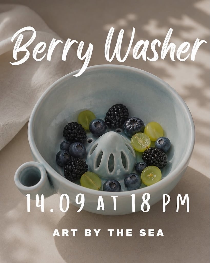 Berry washer art by the sea sep