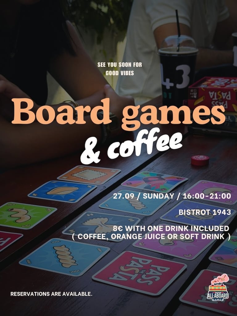 Board games coffee sep