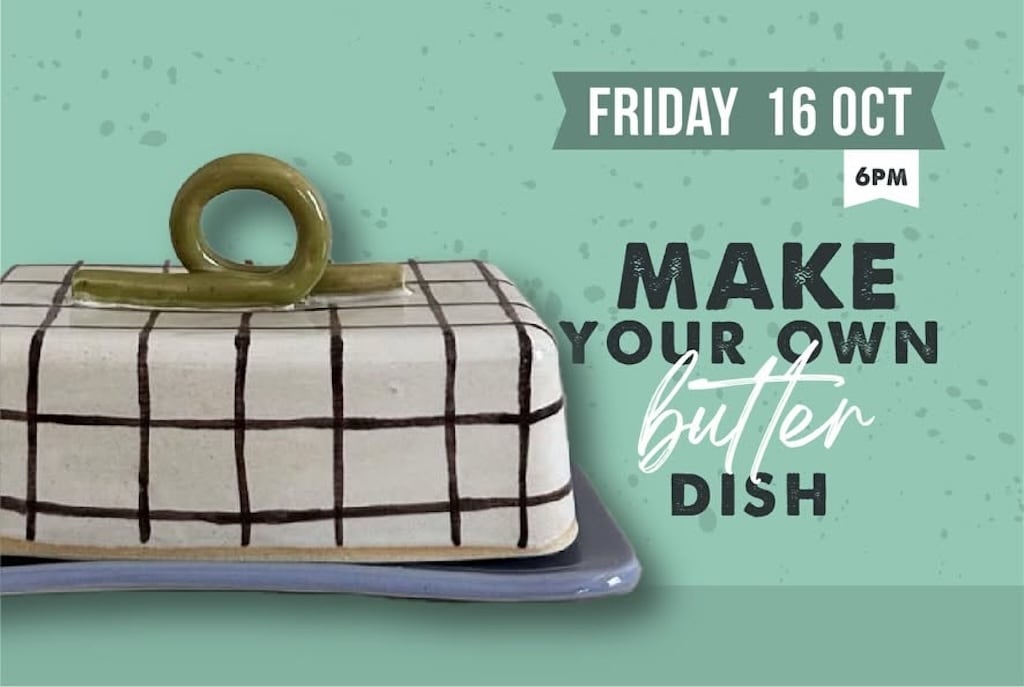 Butter Dish – Clay & Wine Friday