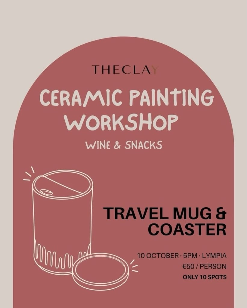 Ceramic painting workshop theclay oct