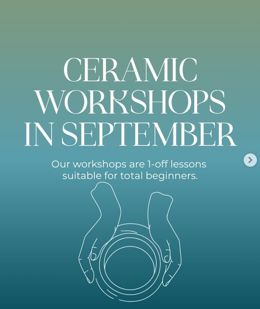 Ceramic workshops sep