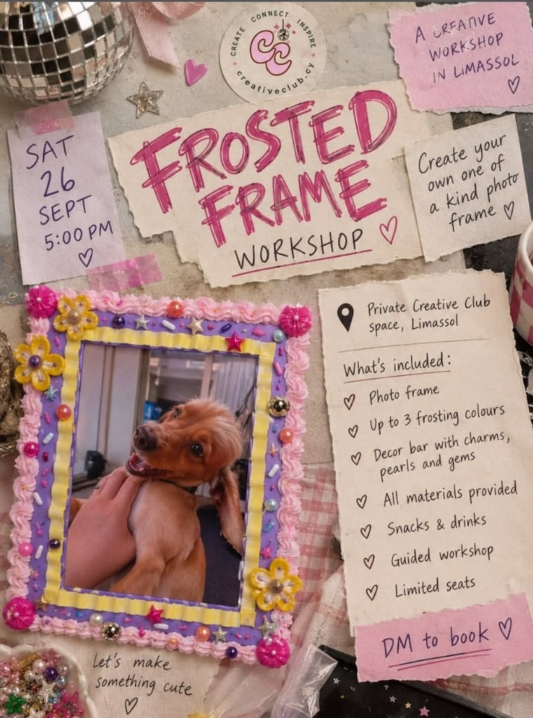 Frosted frame workshop sep