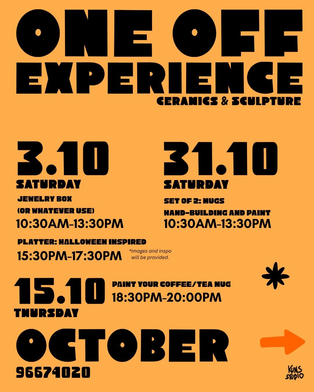 One off experience oct