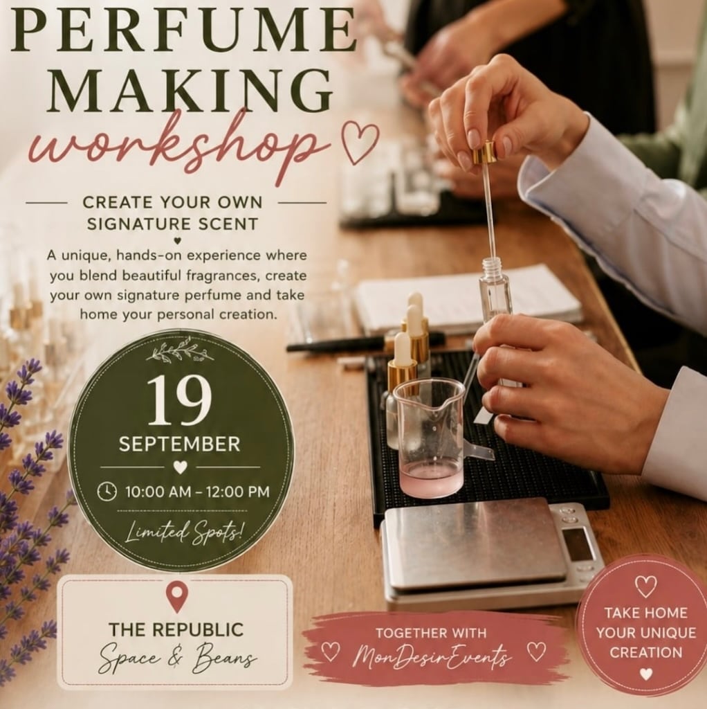 Perfume making workshop sep