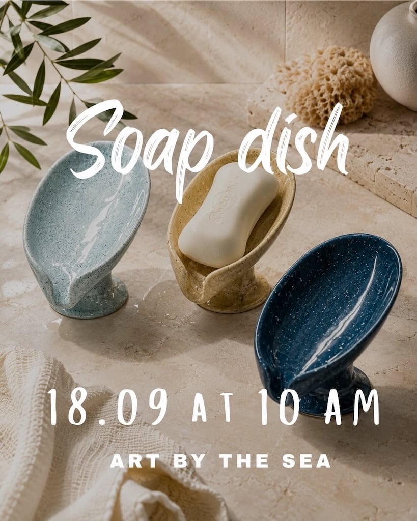 Soap dish art by the sea sep