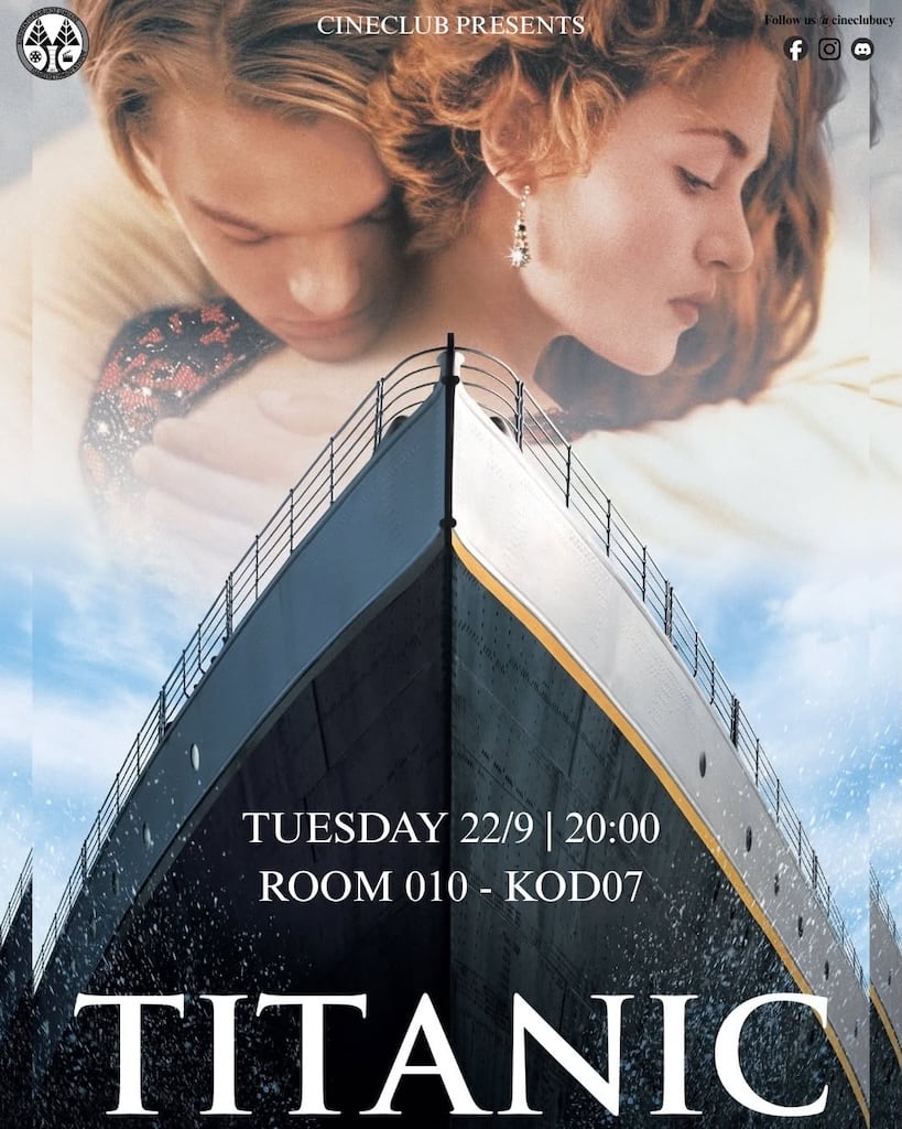 Titanic cineclub sep