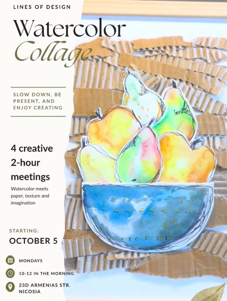 Watercolor collage oct